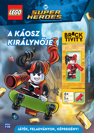 Lego DC - A káosz királynője - Harley Quinn és a megafonja minifigurával