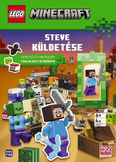 Lego Minecraft: Steve küldetése - Kereső és matricás foglalkoztatókönyv