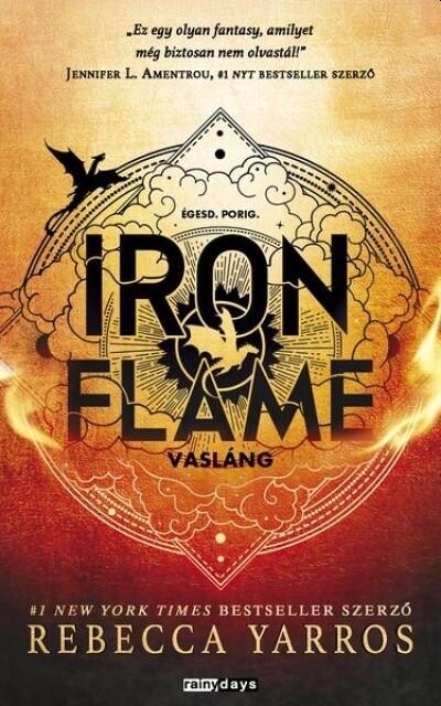 Iron Flame - Vasláng (fekete élfestés)